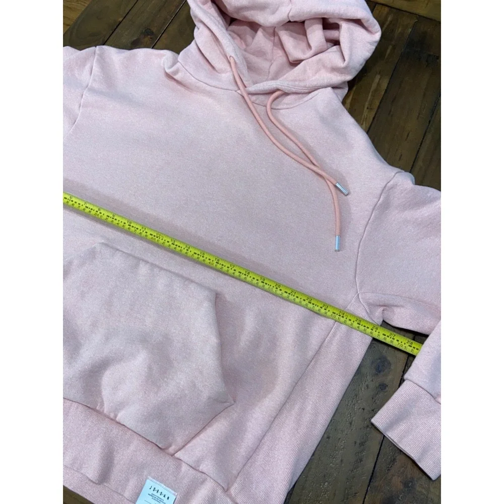 Nike Jordan Black Cat 4 Fleece Pullover Hoodie Stardust Pink AV2933-623 Size XL